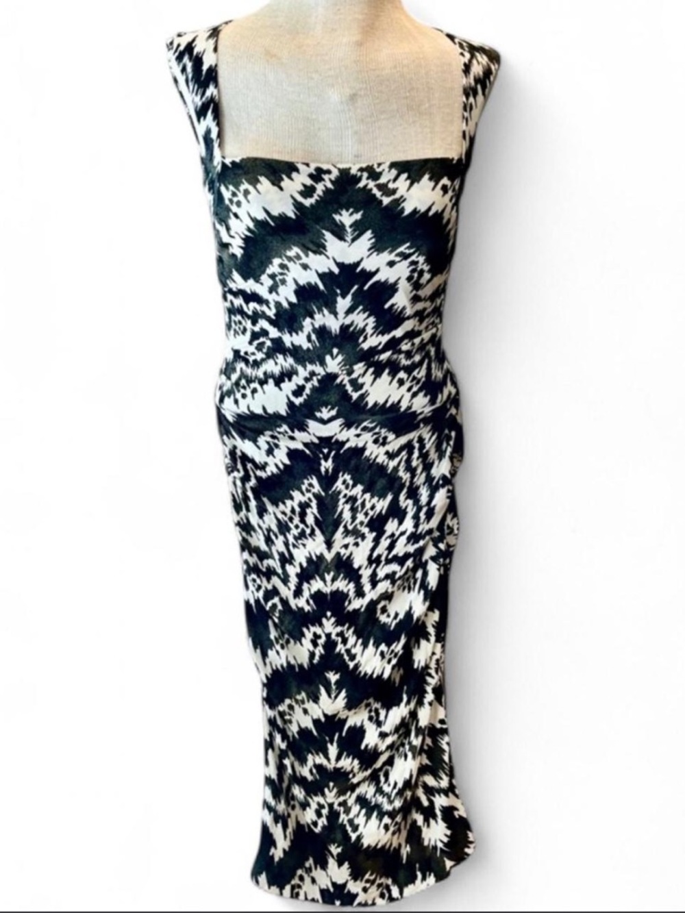 Nicole Miller Runway Sample Midi Dress SZ 2